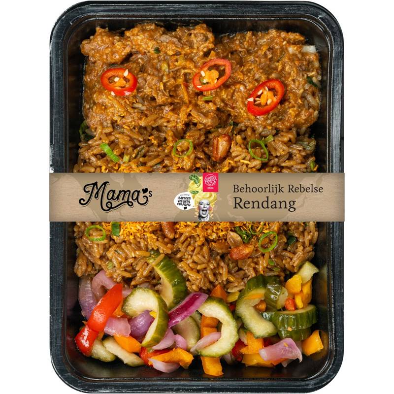 Maaltijd 'Behoorlijk rebelse rendang'