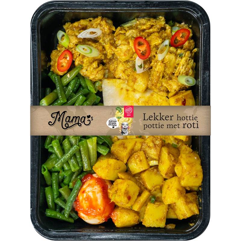 Maaltijd 'Lekker hottie pottie met roti'