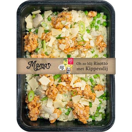 Maaltijd ´Oh zo blij risotto kippendij´