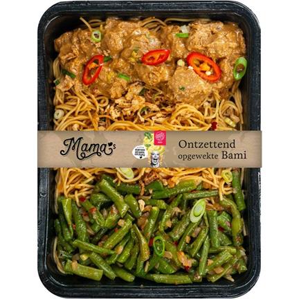 Ontzettend opgewekte Bami