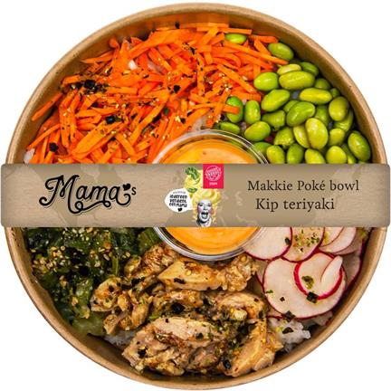 Makkie Poké bowl kip teriyaki