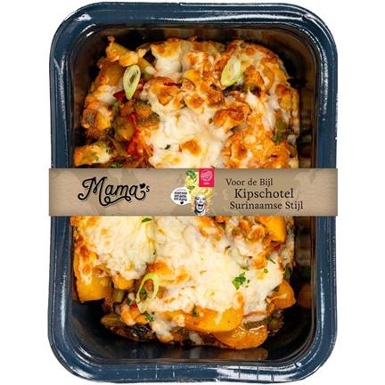 Ovenschotel ´Voor de bijl kipschotel Surinaamse stijl´