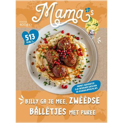 Billy ga je mee, Zweedse balletjes met puree