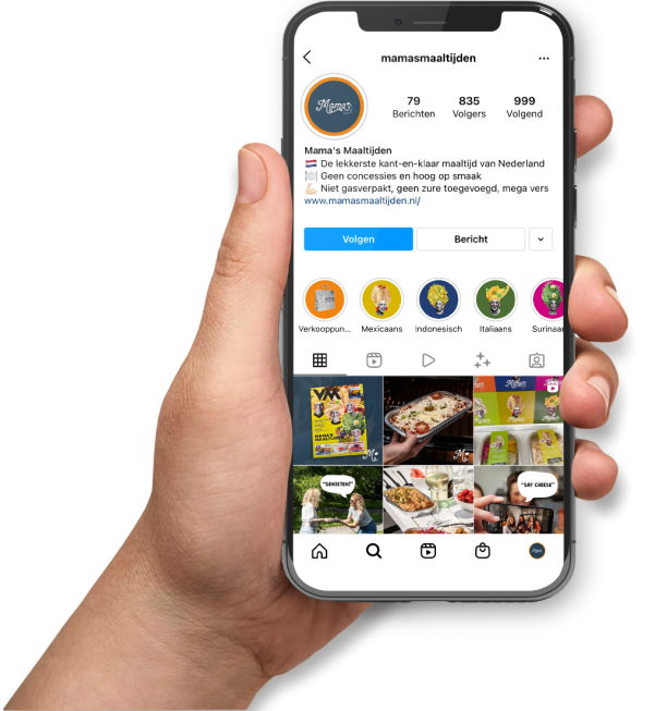 volg ons op social media